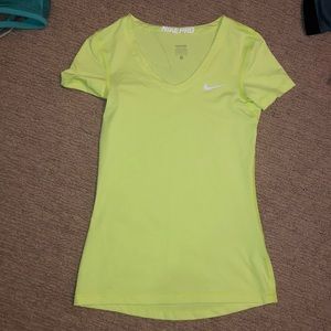 Women’s Neon Yellow Nike T-shirt